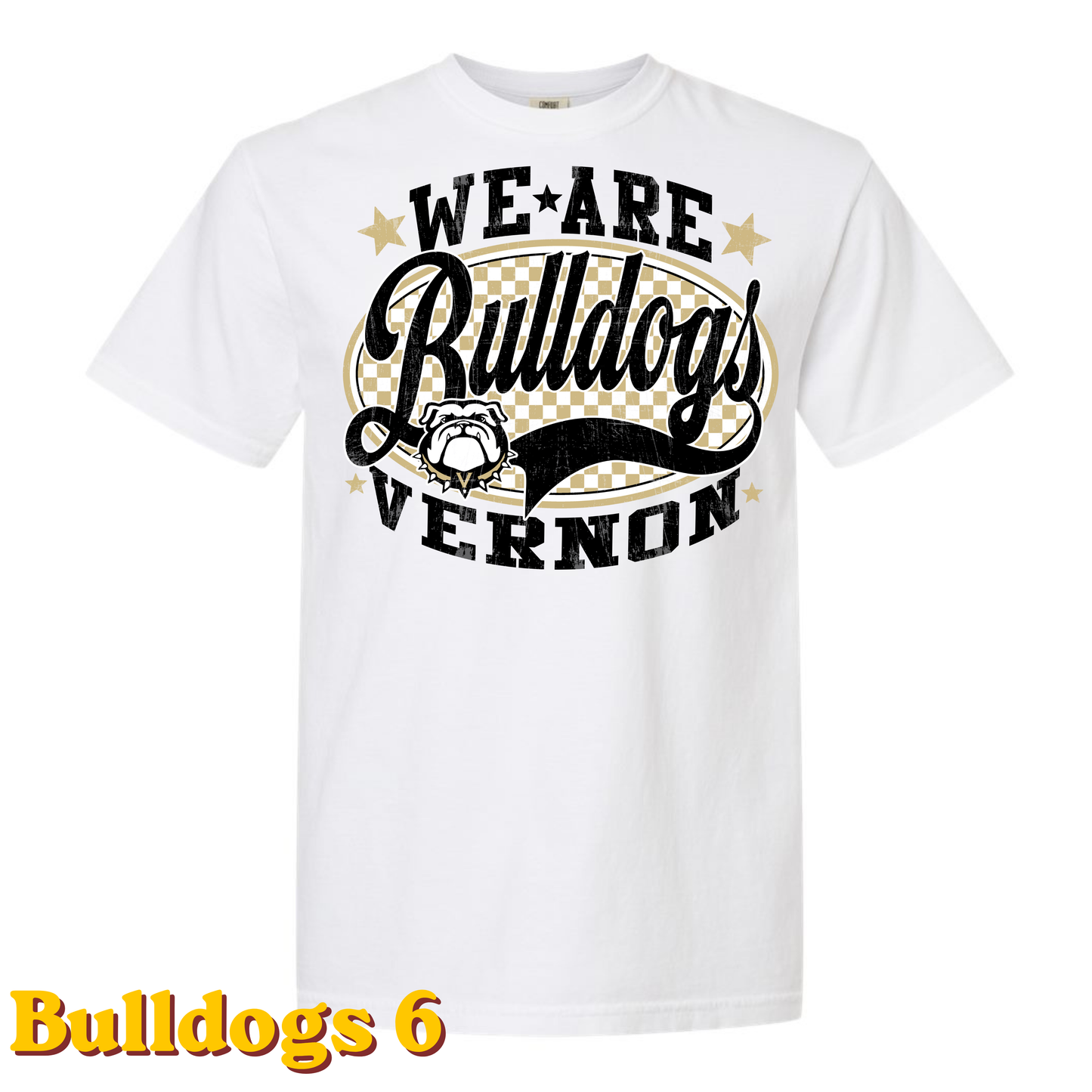 Bulldogs6 Youth CC T-Shirt (White)
