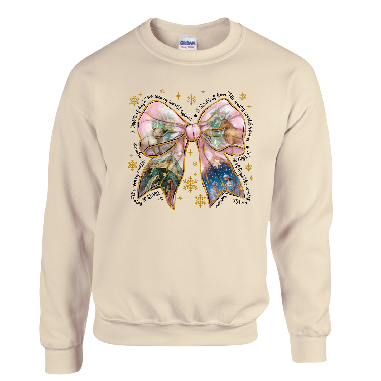 Jesus Christmas Coquette Bow