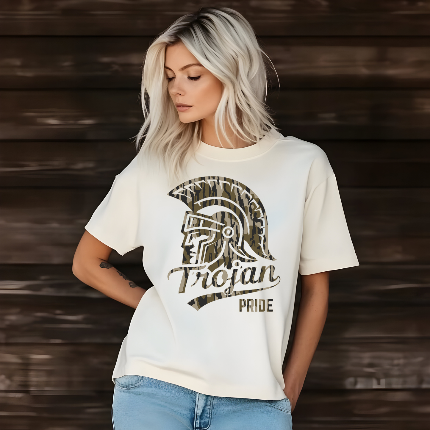 Trojans8 CC T-Shirt (Ivory)