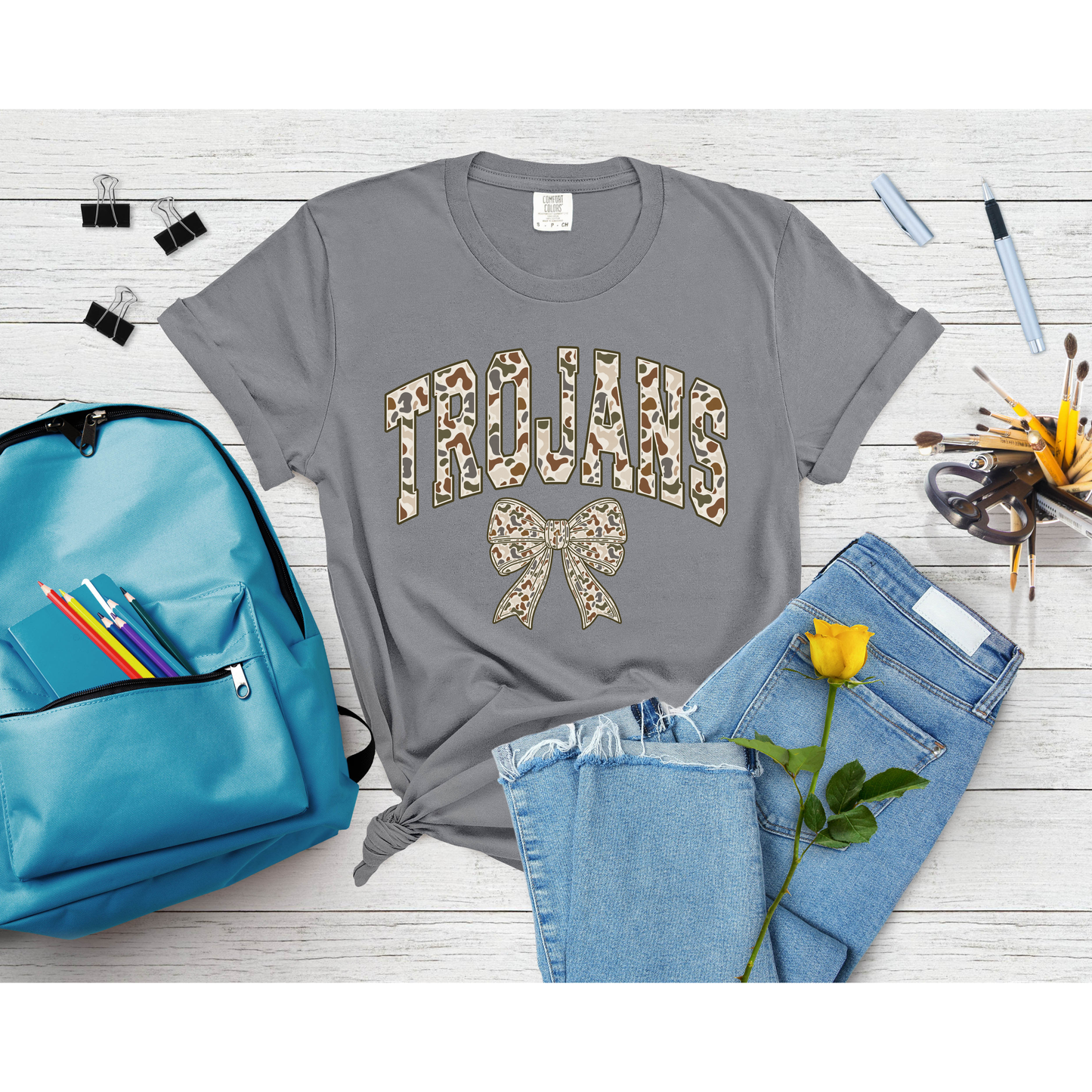 Trojans9 CC T-Shirt (Granite)