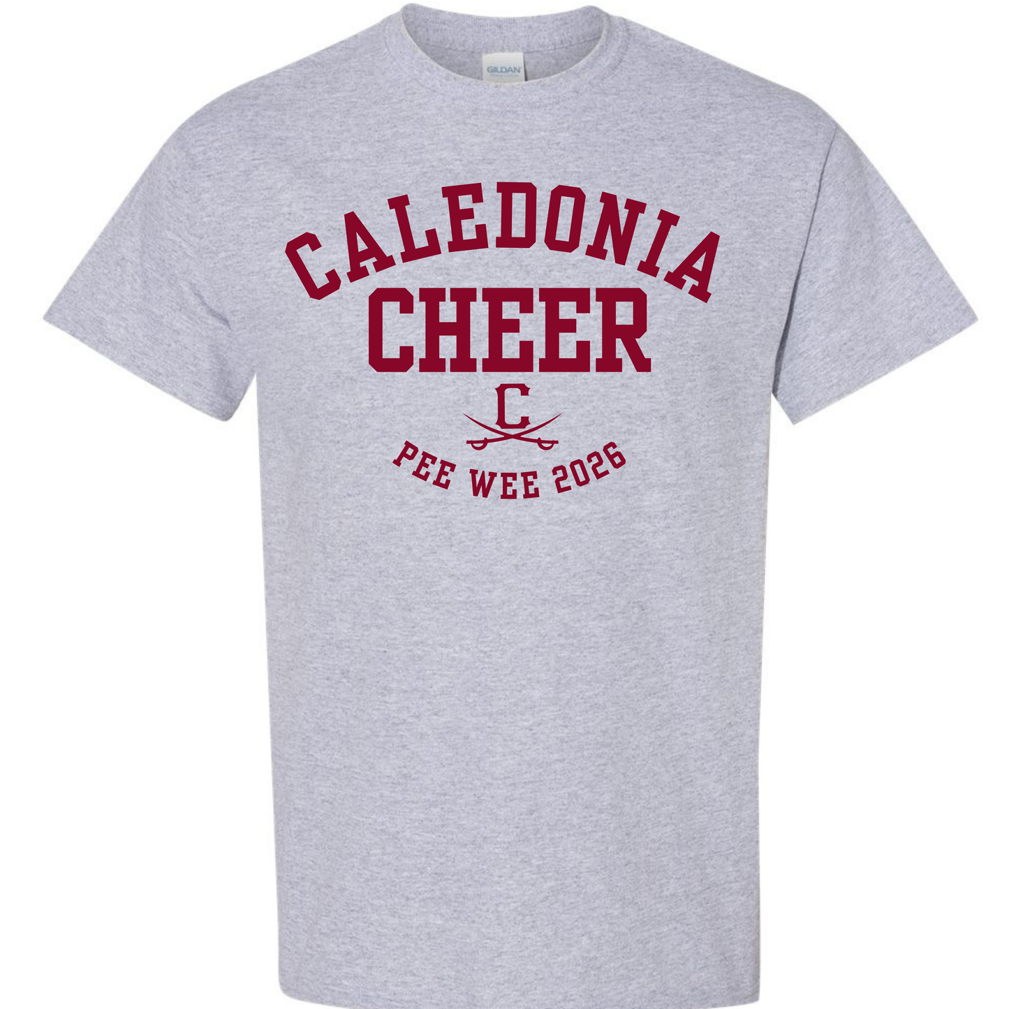 Pee Wee Cheer 2026 T-Shirt (Sport Grey)