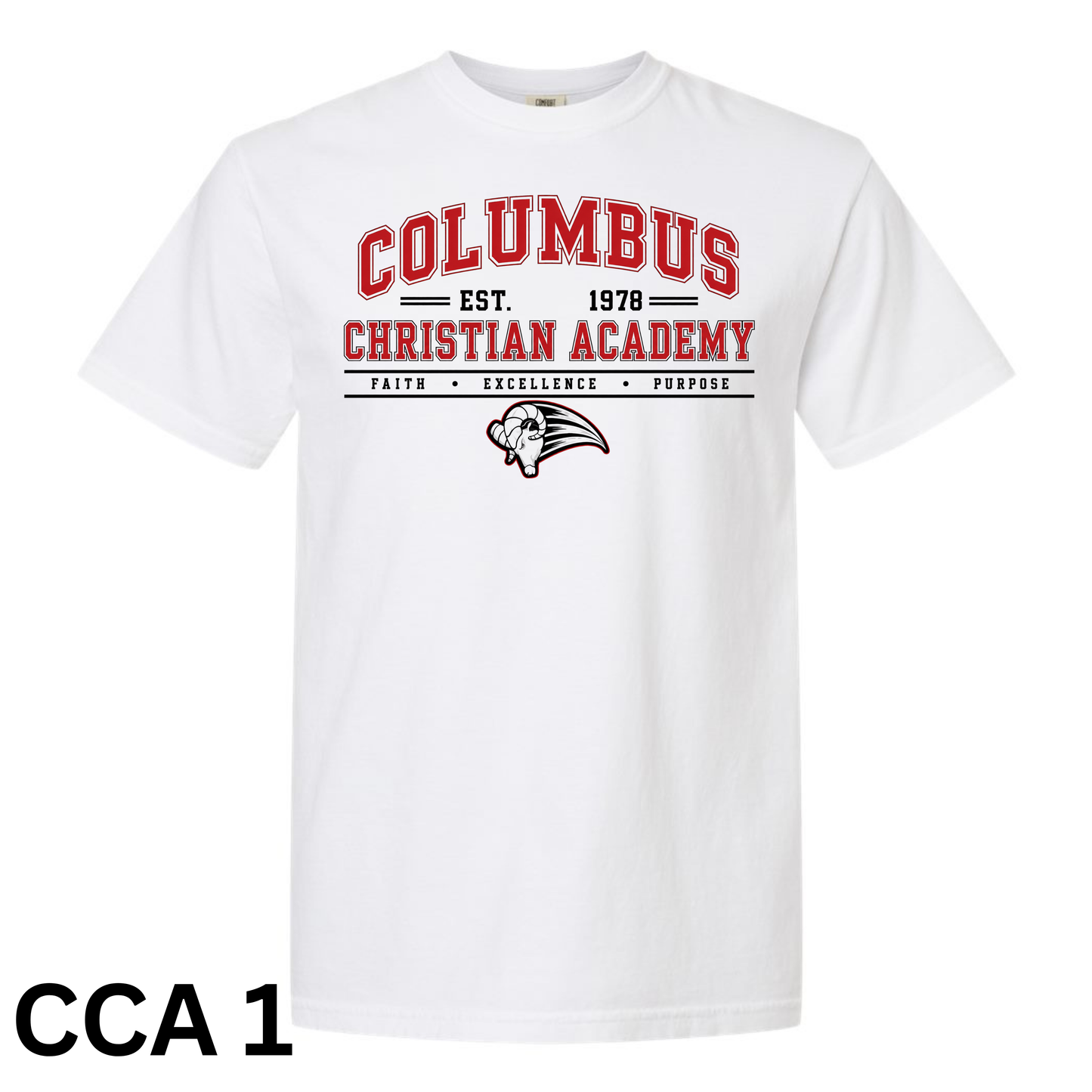 Rams1 Youth CC T-Shirt (White)
