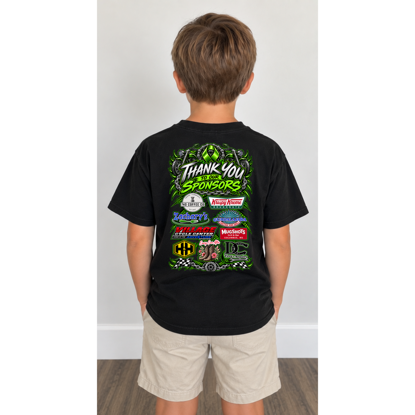 Black Youth Jagger Strong Shirt (Gildan)