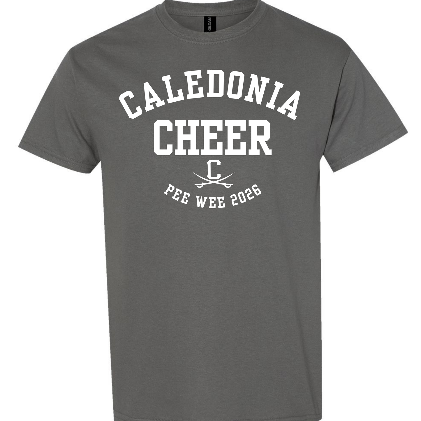Pee Wee Cheer 2026 T-Shirt (Charcoal)