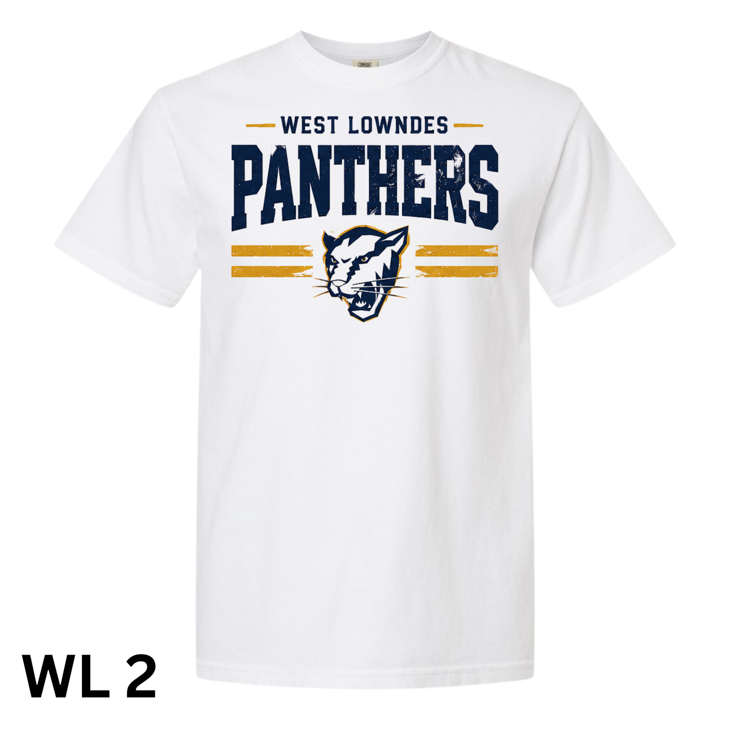 Panthers2 Youth CC T-Shirt (White)