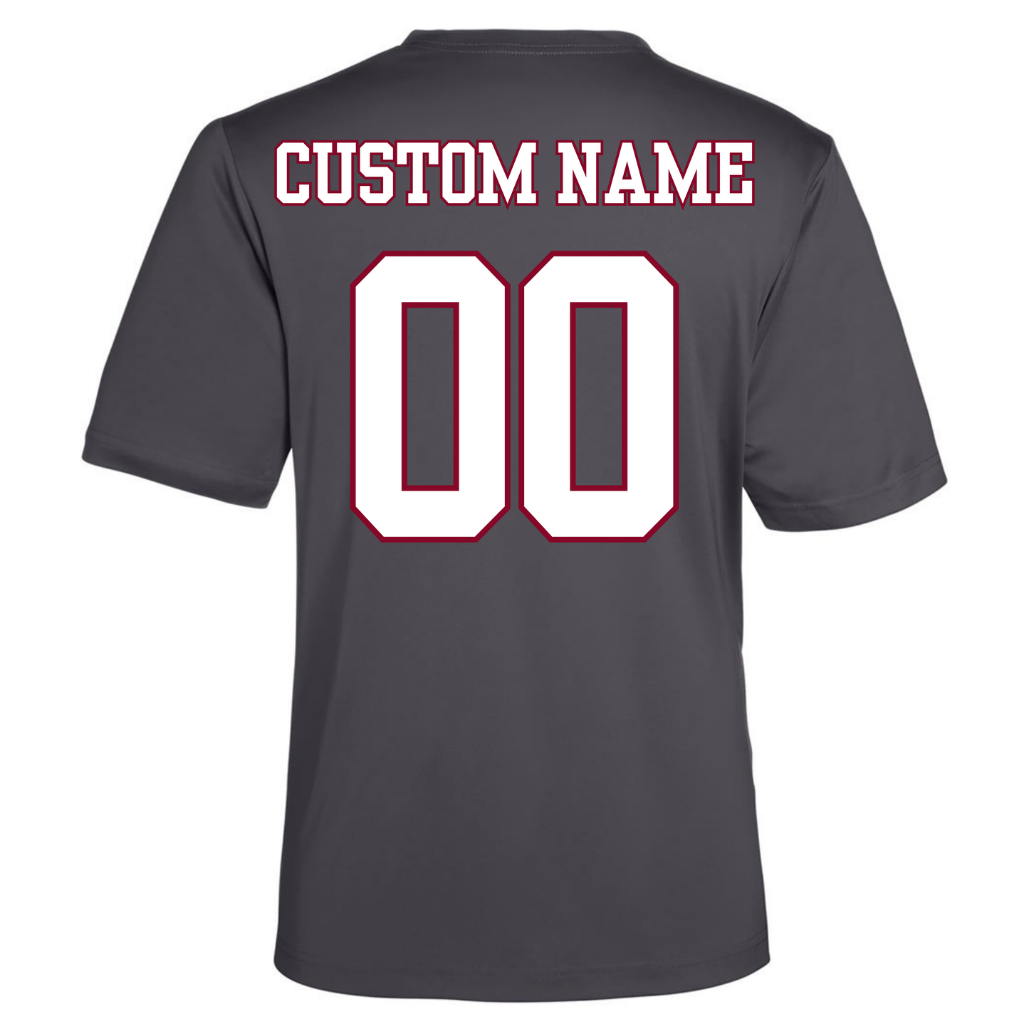 Customizable Drifit Pee Wee Football Shirt (Carbon)
