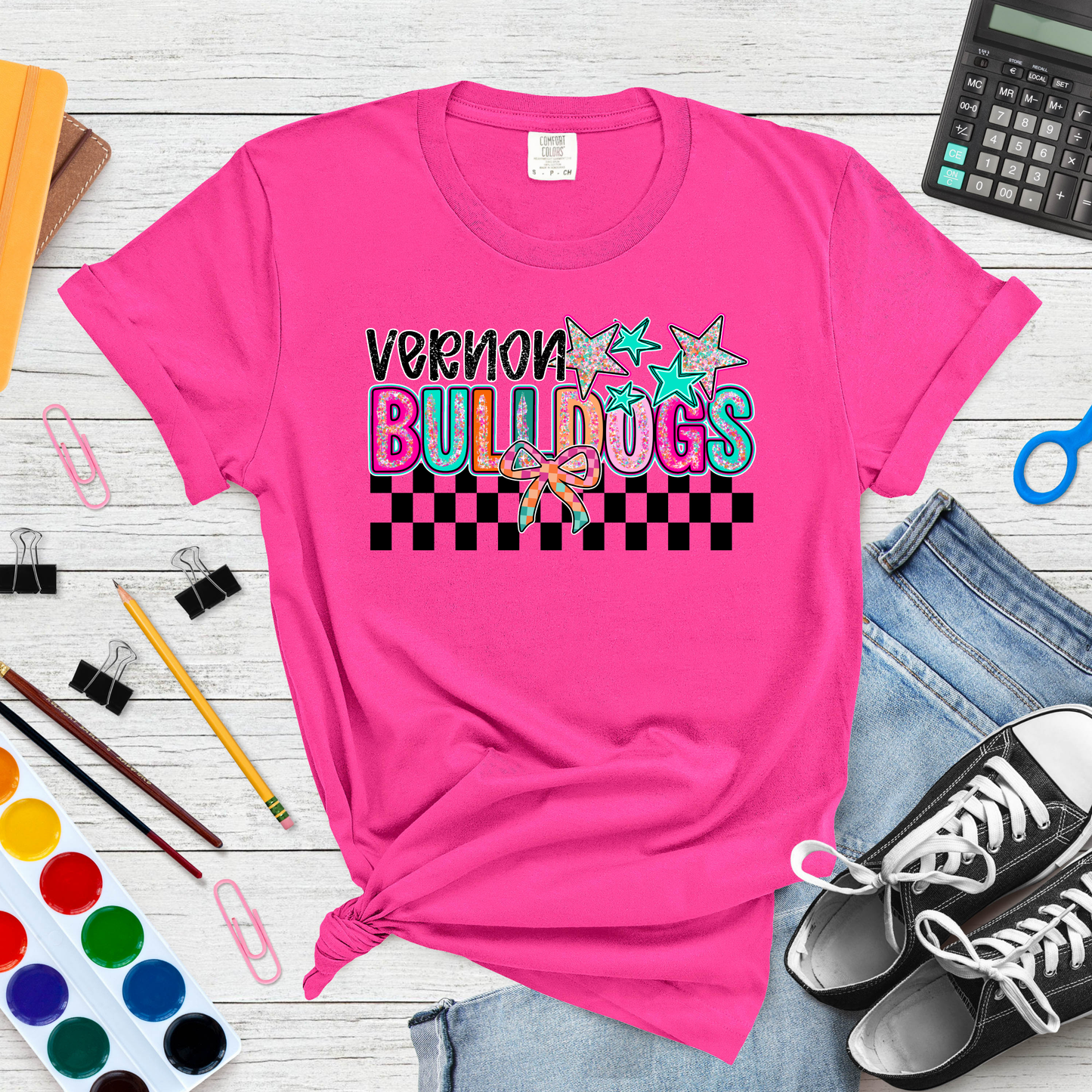 Bulldogs4 CC T-Shirt (NeonPink)