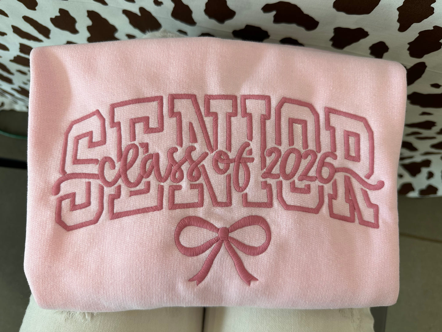 Senior 2026 Embroidered Sweatshirt