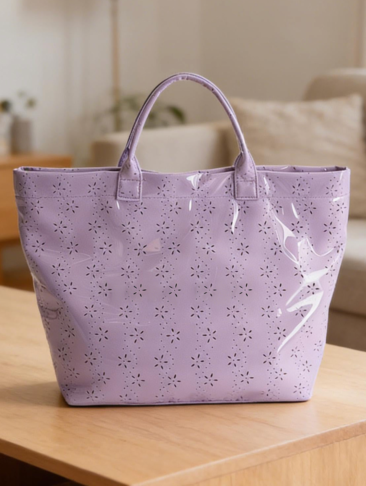 Orchid Flower Waterproof Tote Bag