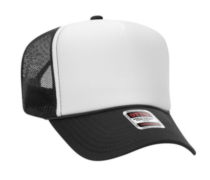 Otto Foam Cap-Blk/White