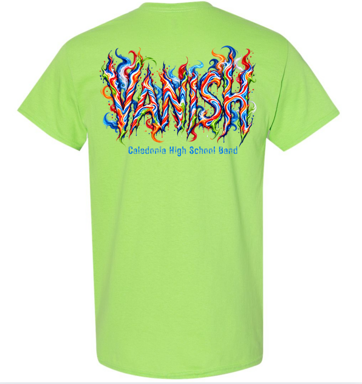 Gildan Lime Vanish Band Shirt