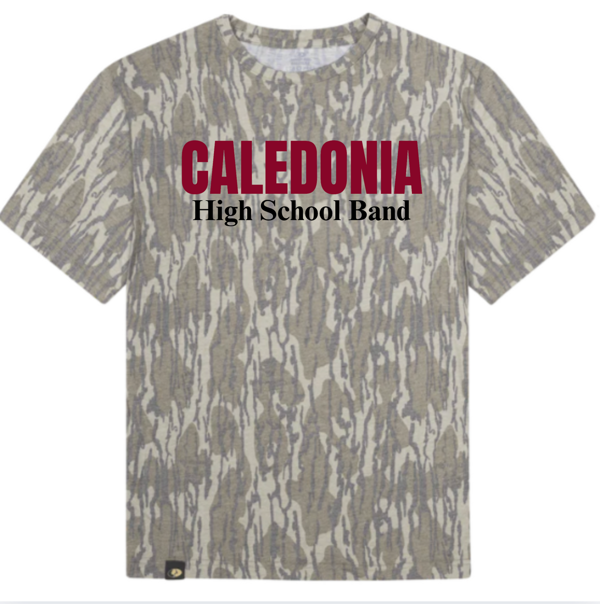 Mossy Oak Caledonia High School Band T-Shirt (Multi-Color Print)