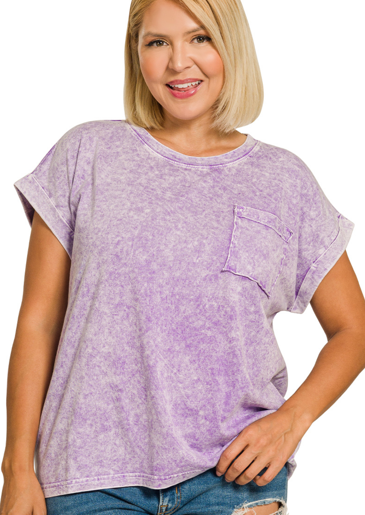 PLUS Halo Snow Cuffed Tee