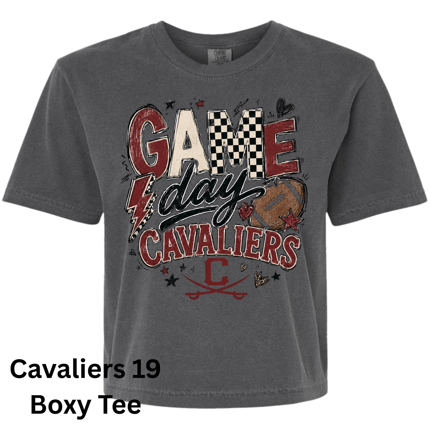 Cavs19 Boxy CC T-Shirt (Pepper)