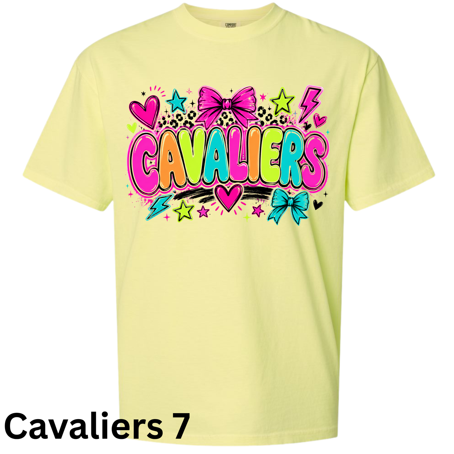 Cavs7 CC T-Shirt (Neon Lemon)