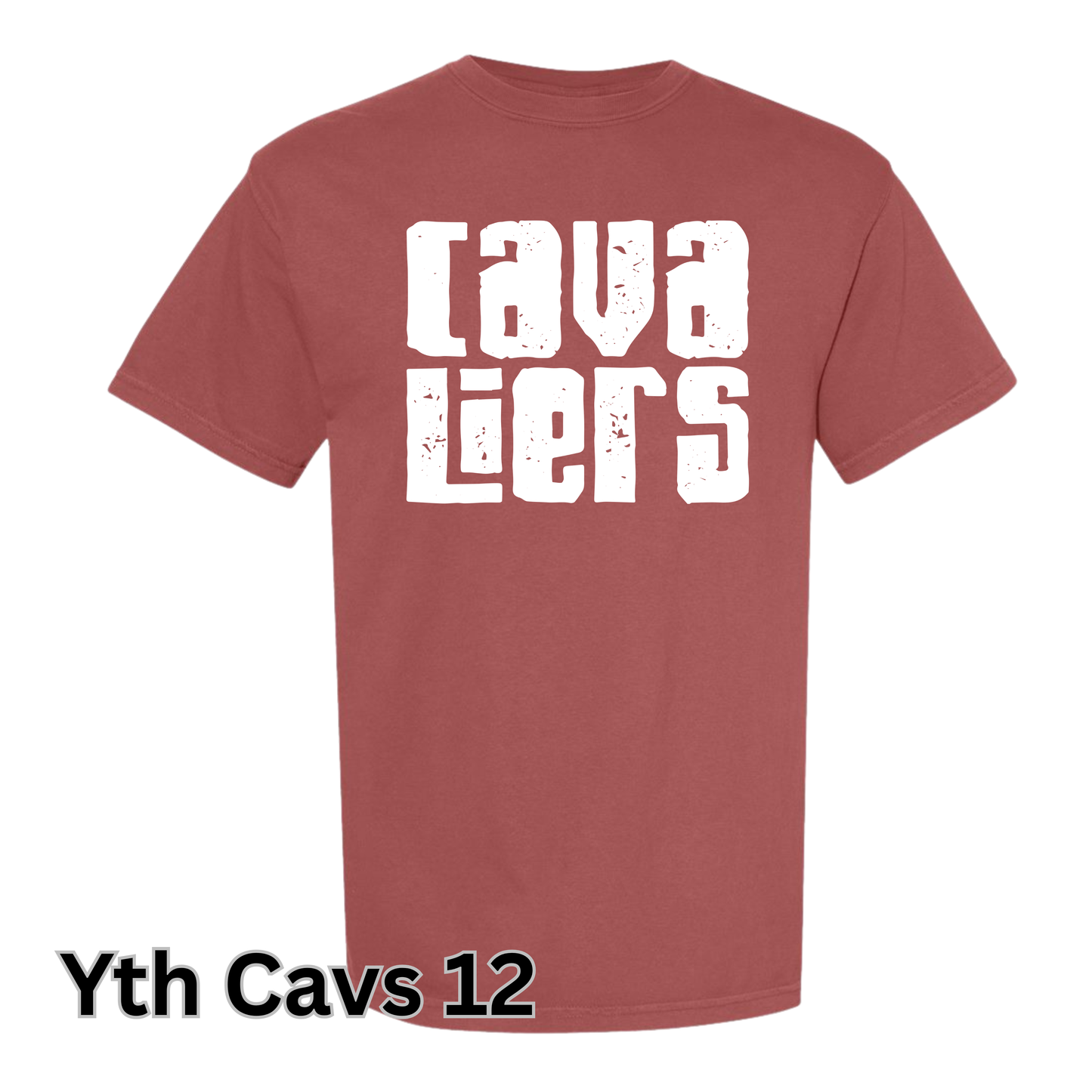 Cavs12 Youth CC T-Shirt (Brick)