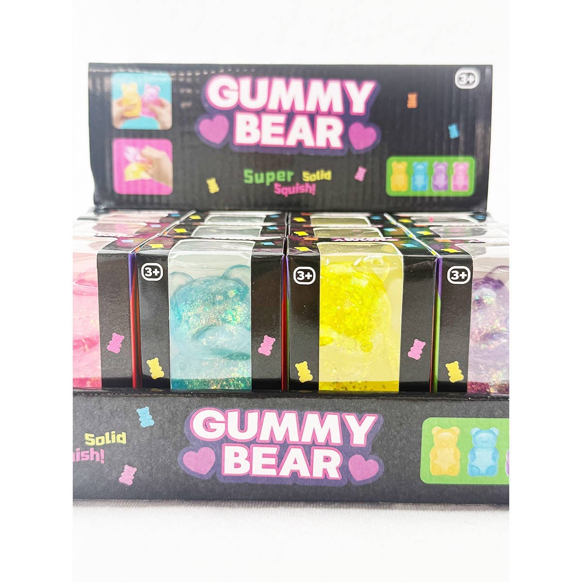 Glittered Gummy Bear Squishy