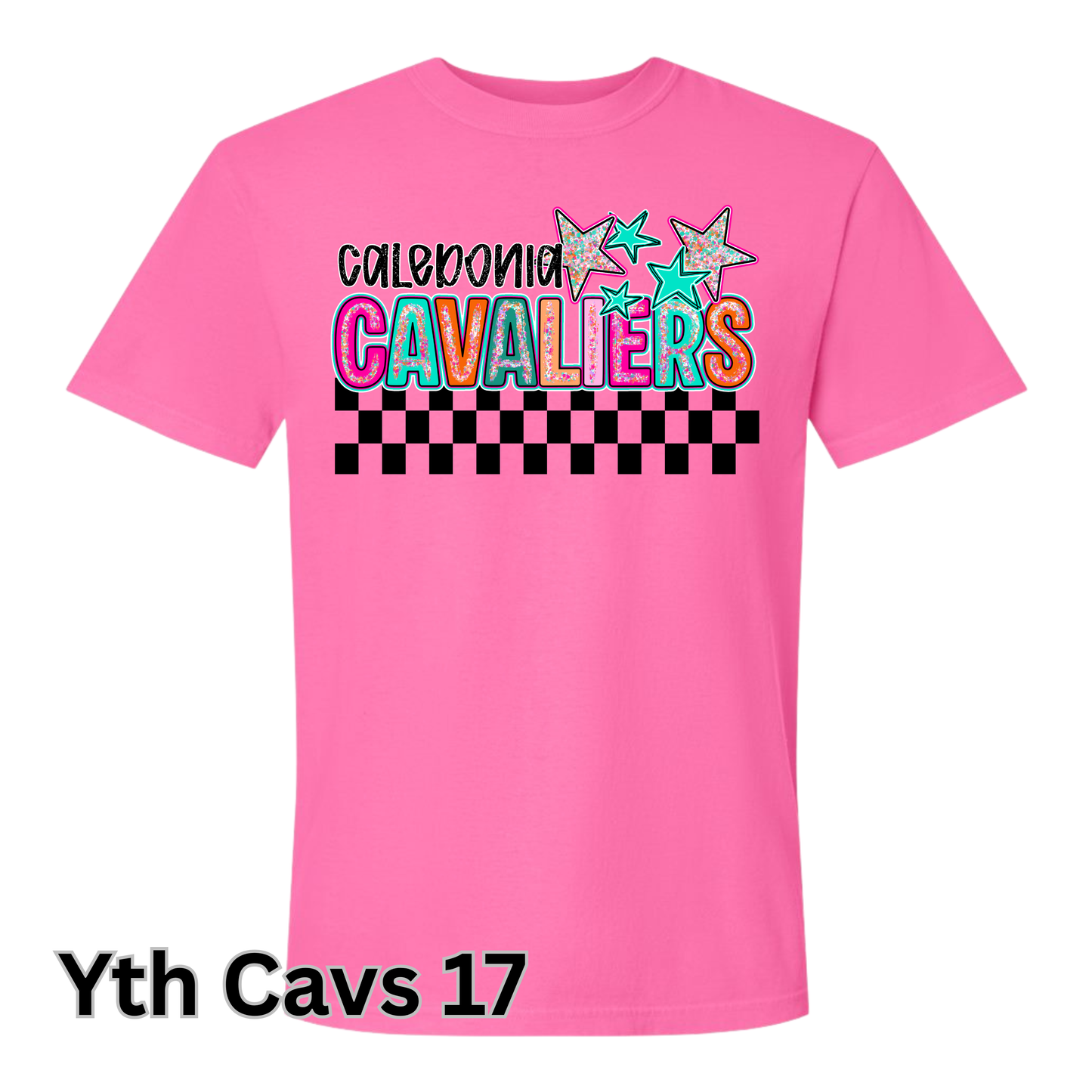 Cavs17 Youth CC T-Shirt (Neon Pink)