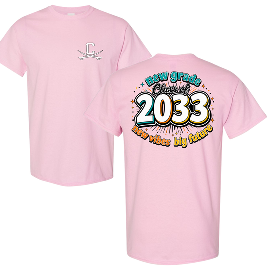 Class of 2033 Shirt (Light Pink)