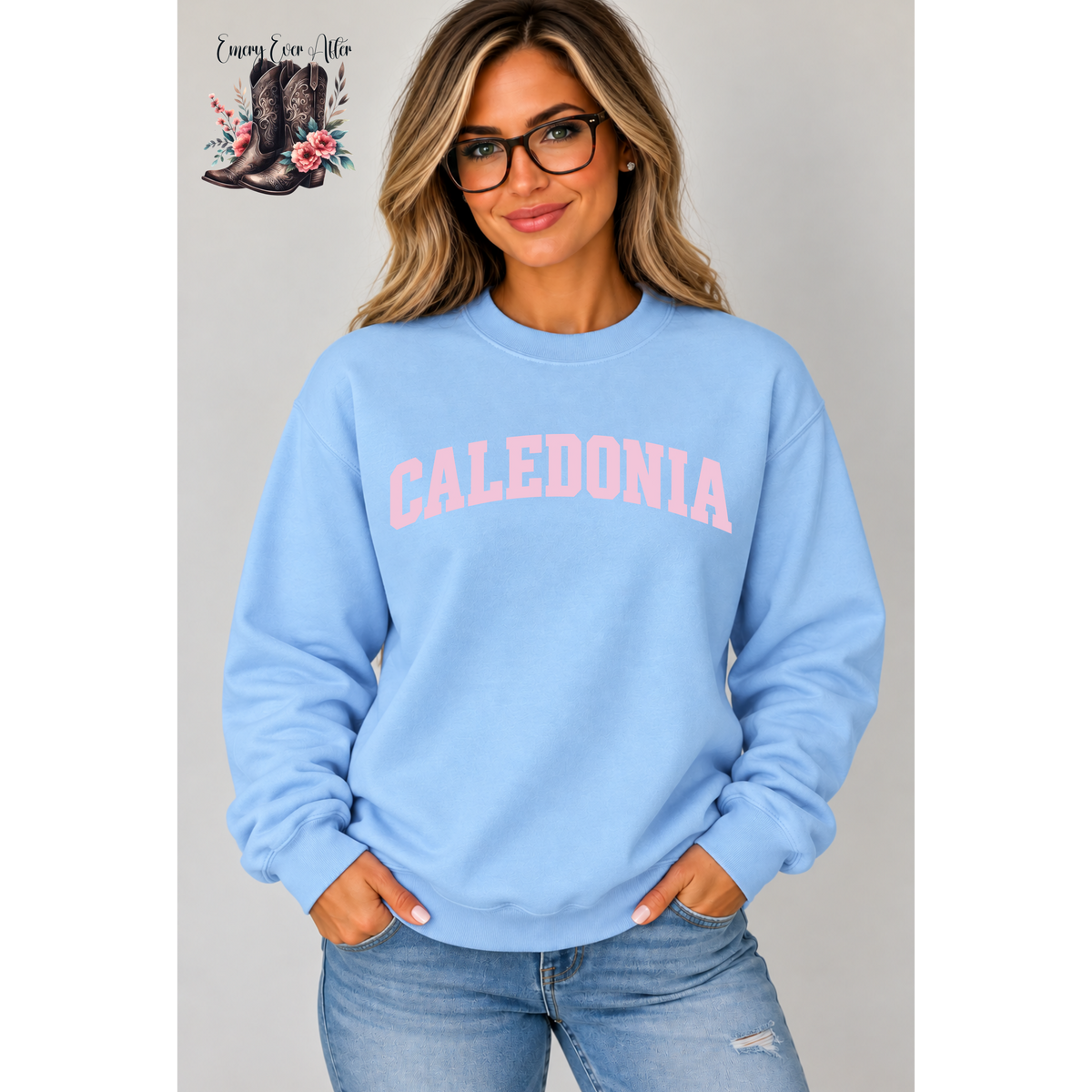 Basketball Gildan Sweatshirt (Light Blue)