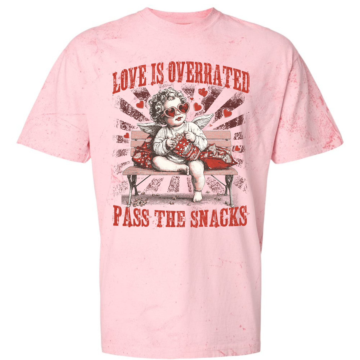 Color Blast Valentines Shirt (Clay)