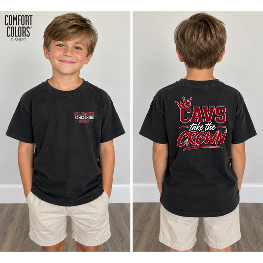 Homecoming 26 Youth Comfort Color Shirt (Black)