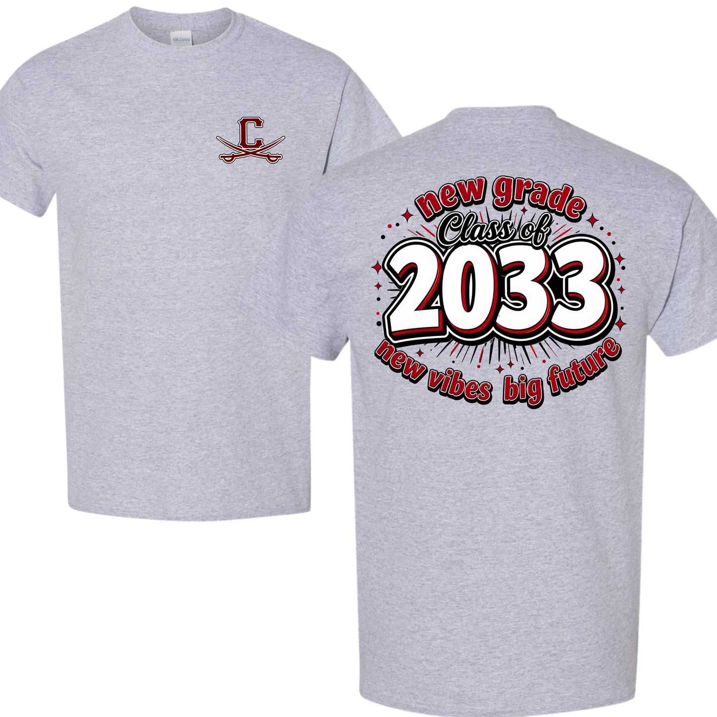 Class of 2033 Shirt (Sport Grey)