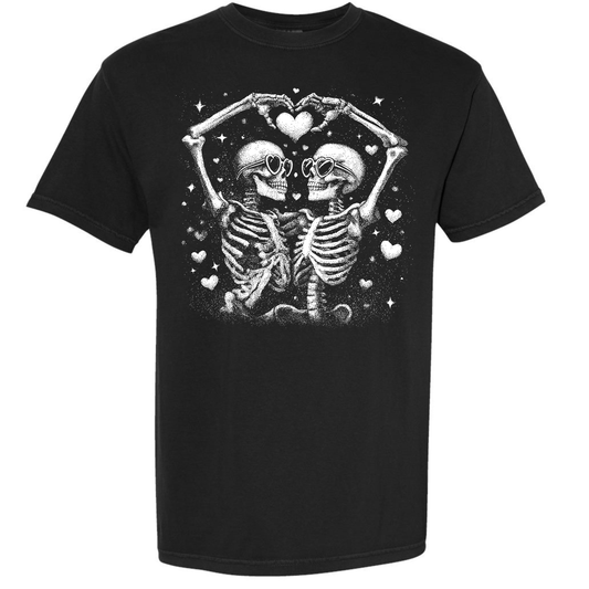 Comfort Color Valentines Shirt (Black)