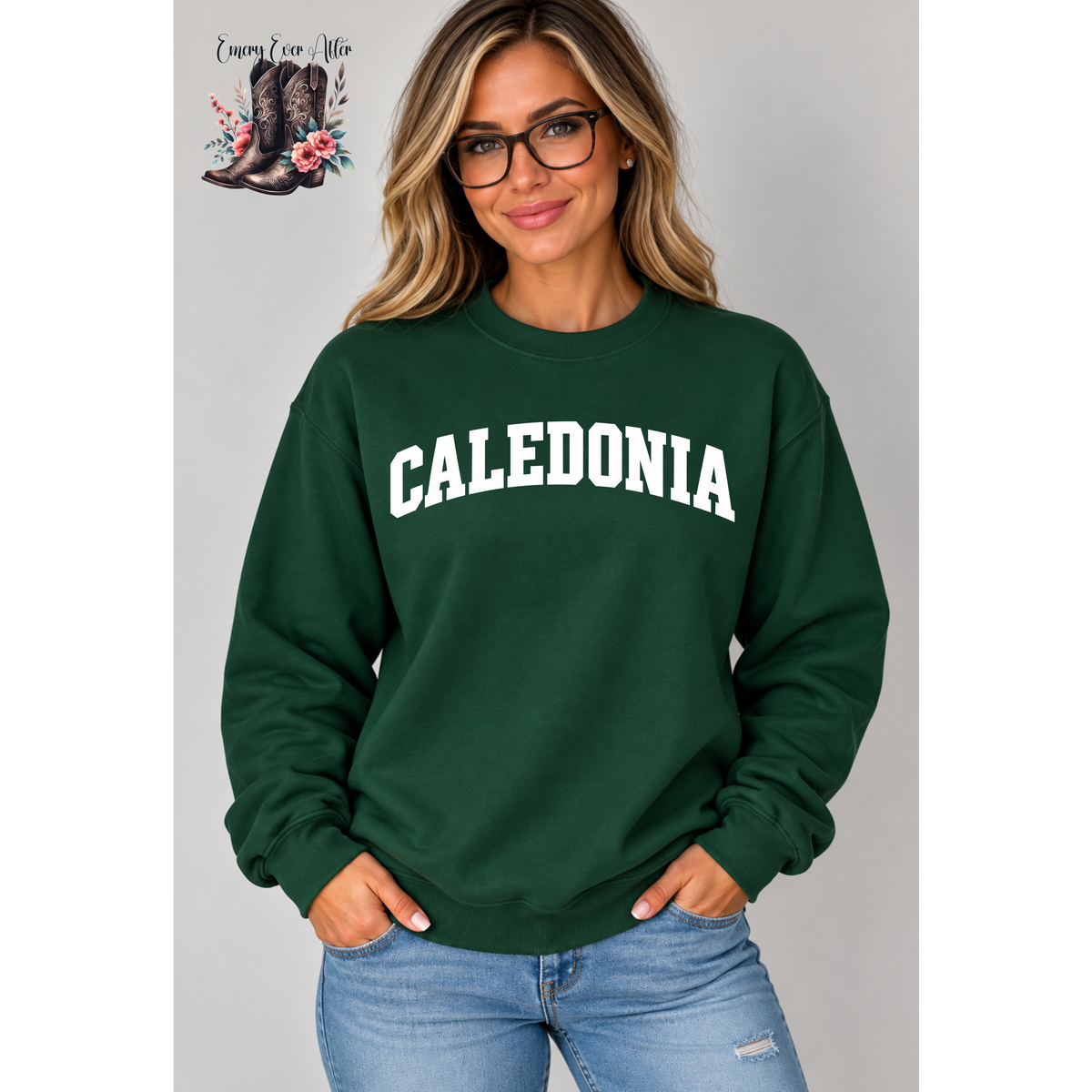 Basketball Gildan Sweatshirt (Forest Green)
