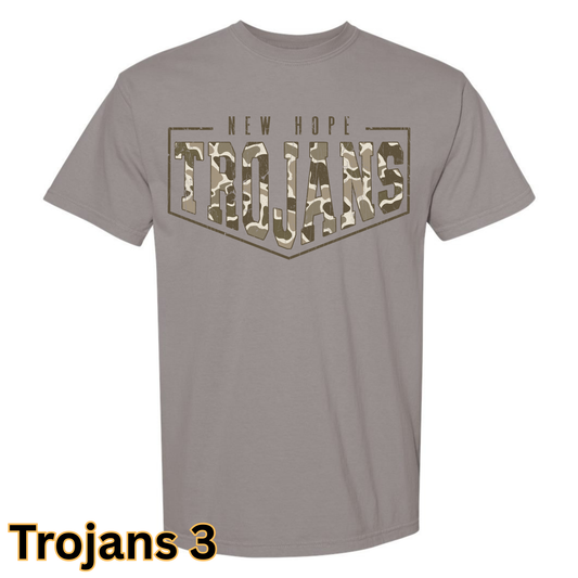 Trojans3 Youth CC T-Shirt (Grey)