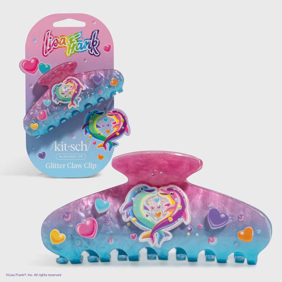 Lisa Frank xKitsch Glitter Claw Clip