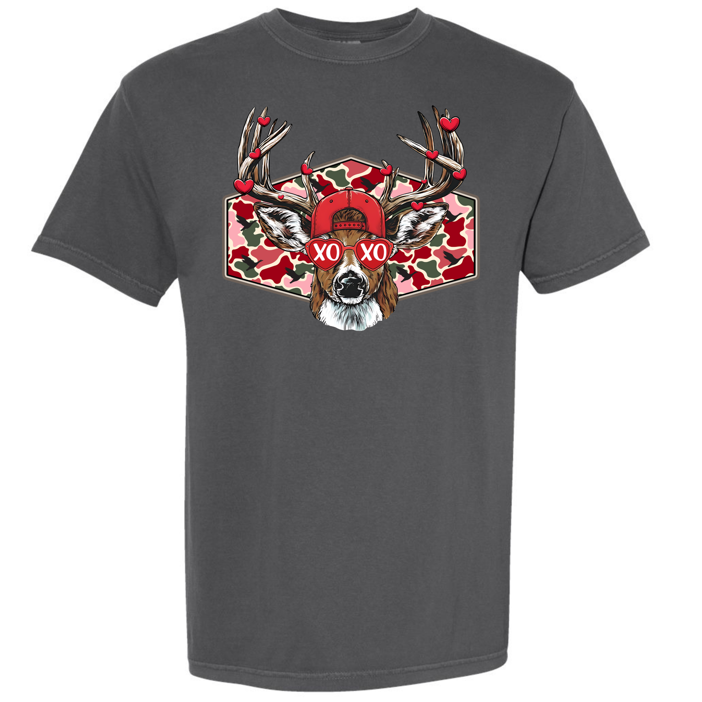 Comfort Color Valentines Shirt (Pepper)