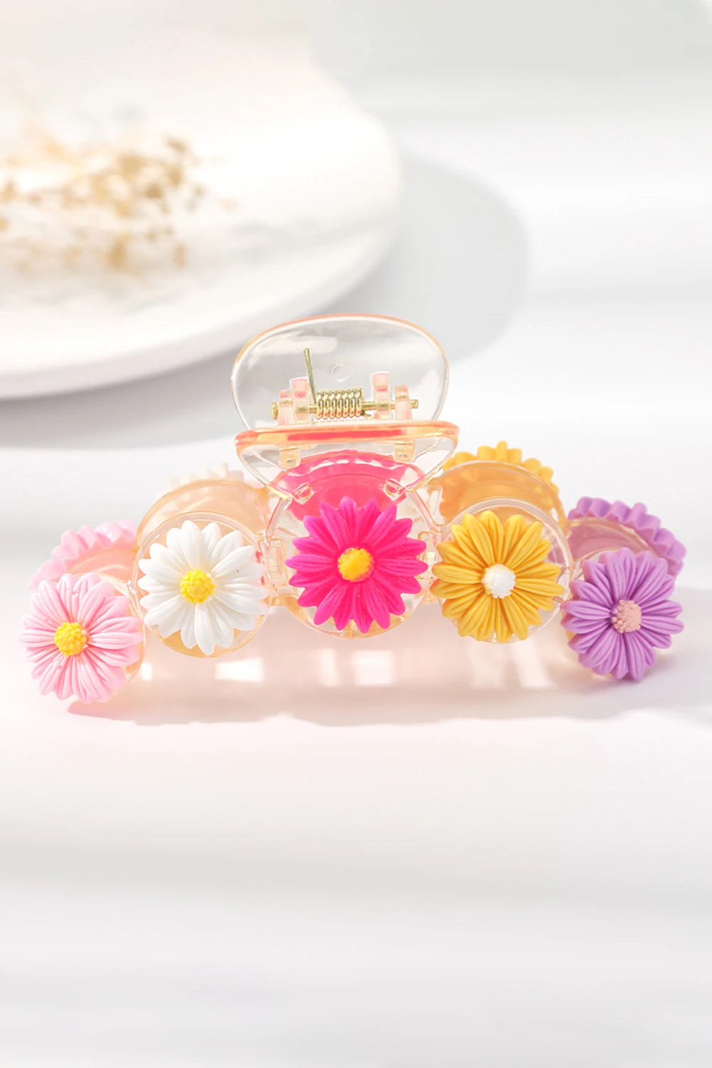 Large Floral Hair Clip