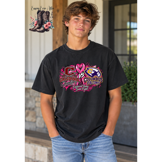 Comfort Color Pink Out Game Day Shirt (Black)