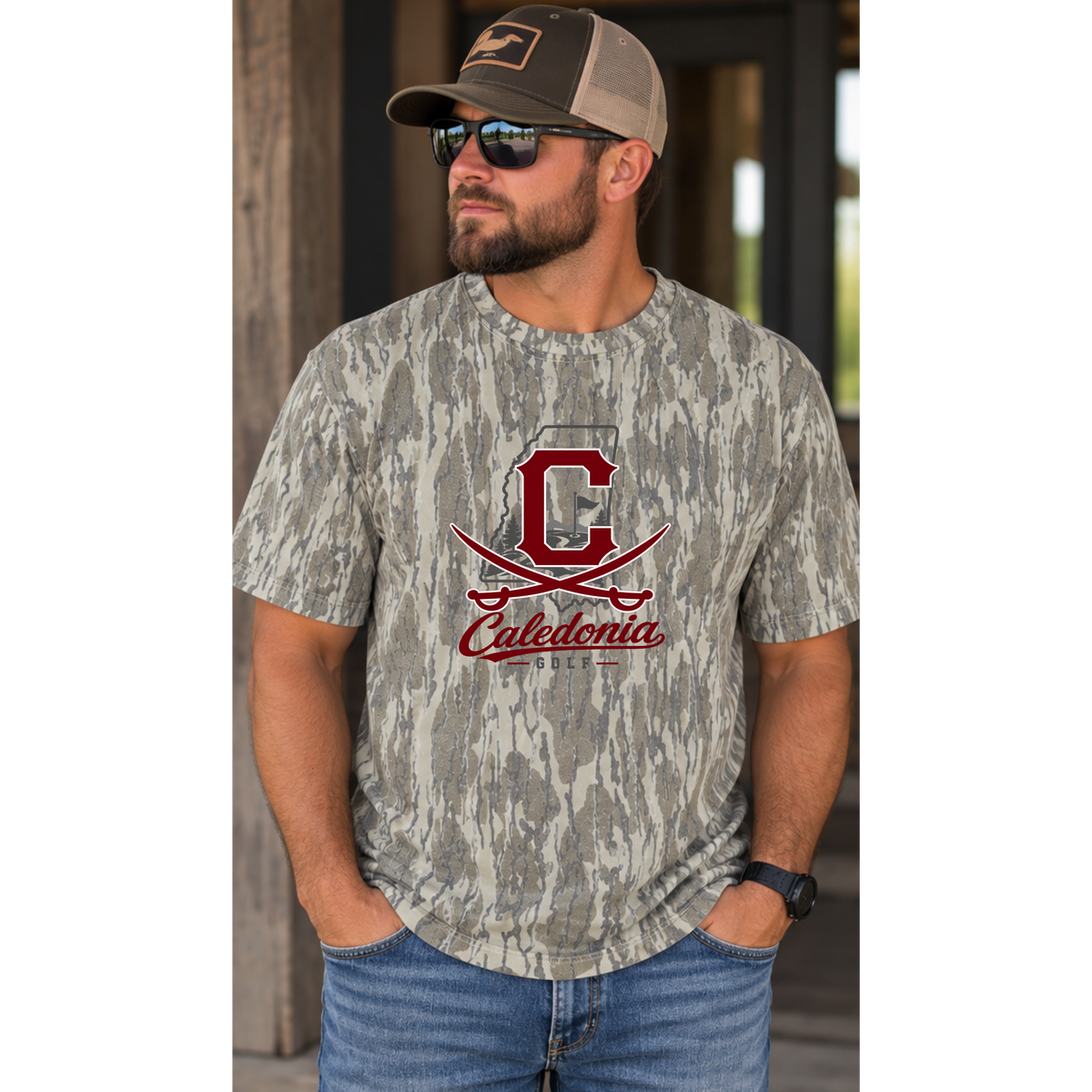 Mossy Oak Golf T-Shirt (Design 2)