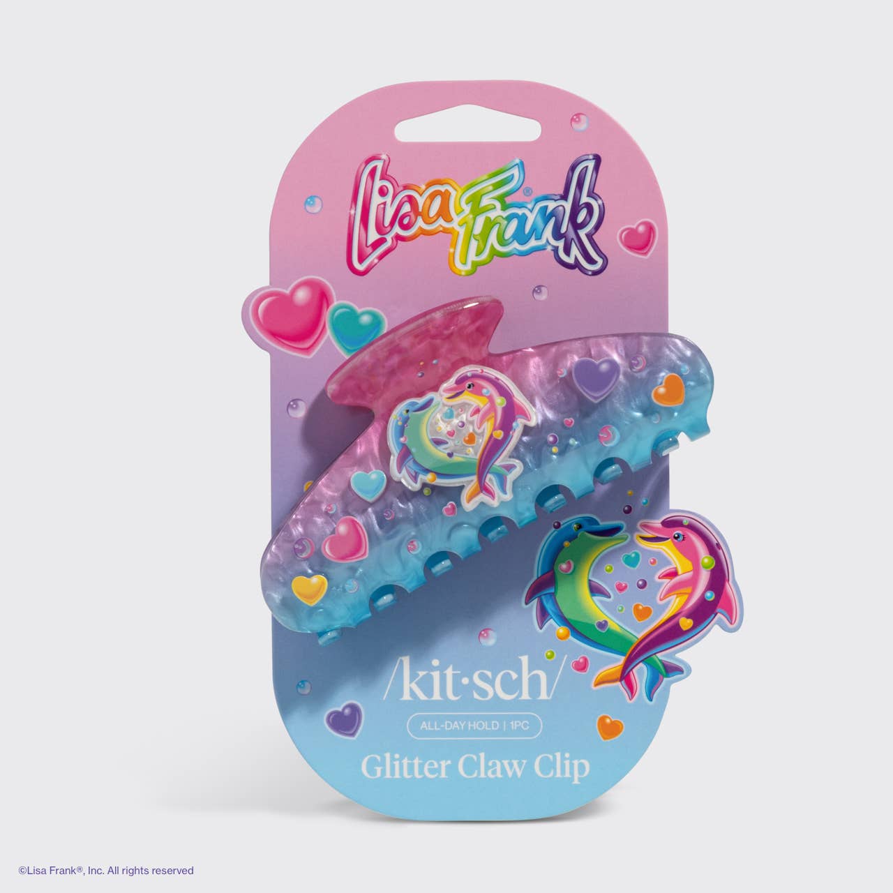 Lisa Frank xKitsch Glitter Claw Clip