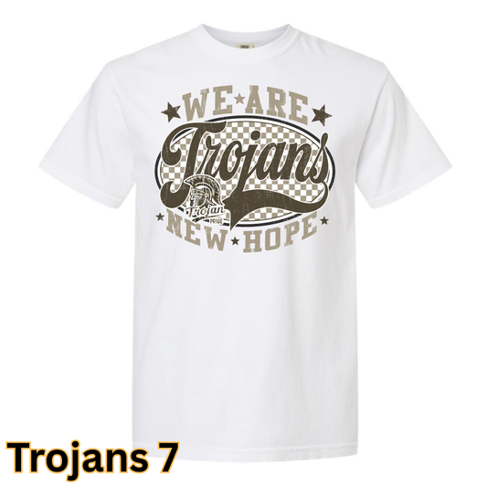 Trojans7 Youth CC T-Shirt (White)