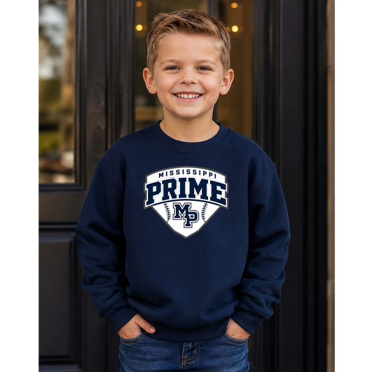 Gildan Youth Navy MP Homeplate Sweatshirt