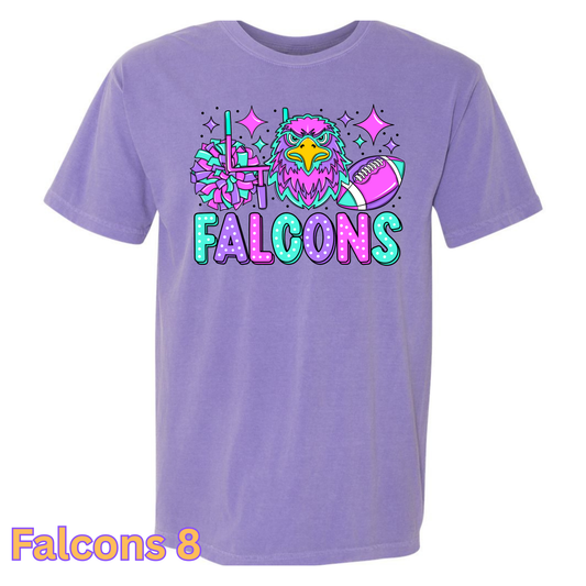Falcons8 Youth CC T-Shirt (Violet)