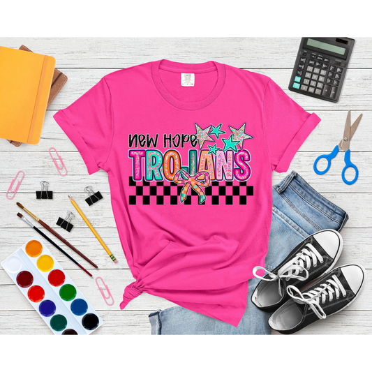 Trojans5 CC T-Shirt (Neon Pink)