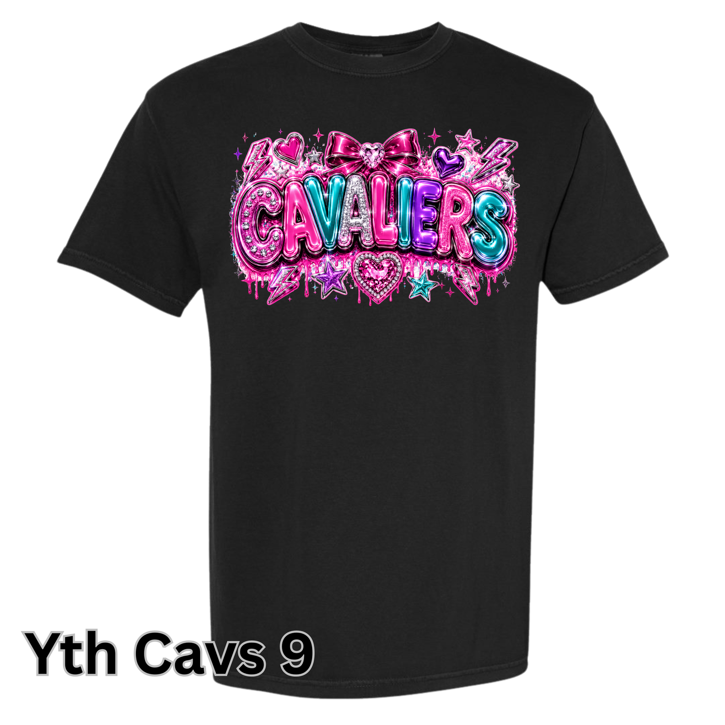 Cavs9 Youth CC T-Shirt (Black)