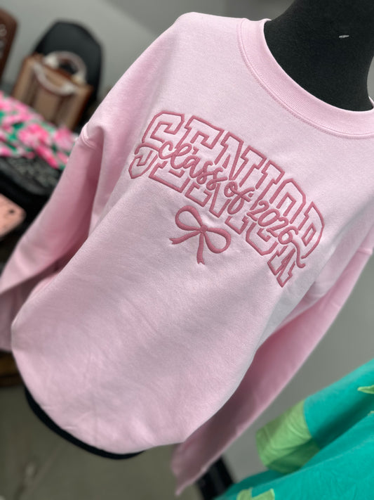 Senior 2026 Embroidered Sweatshirt