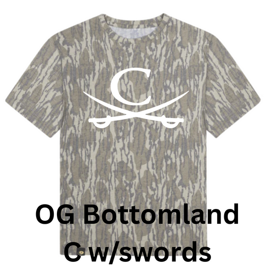 Mossy Oak Washed Out Youth Tee w/ Print - Original Bottomland