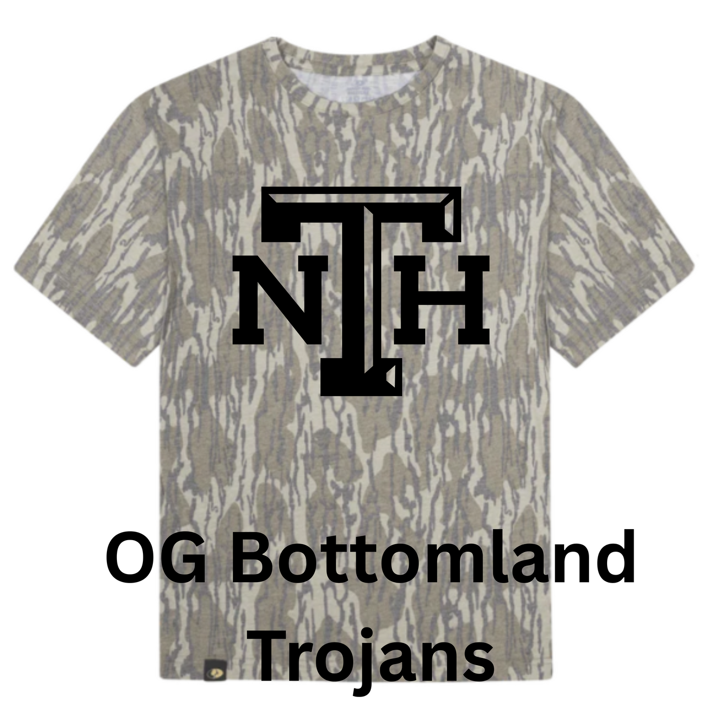 Mossy Oak Washed Out Tee w/ Print - Original Bottomland