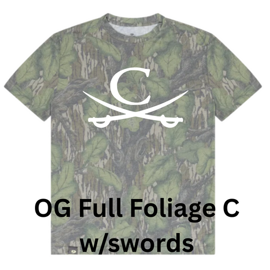 Mossy Oak Washed Out Tee w/ Print - Full Foliage