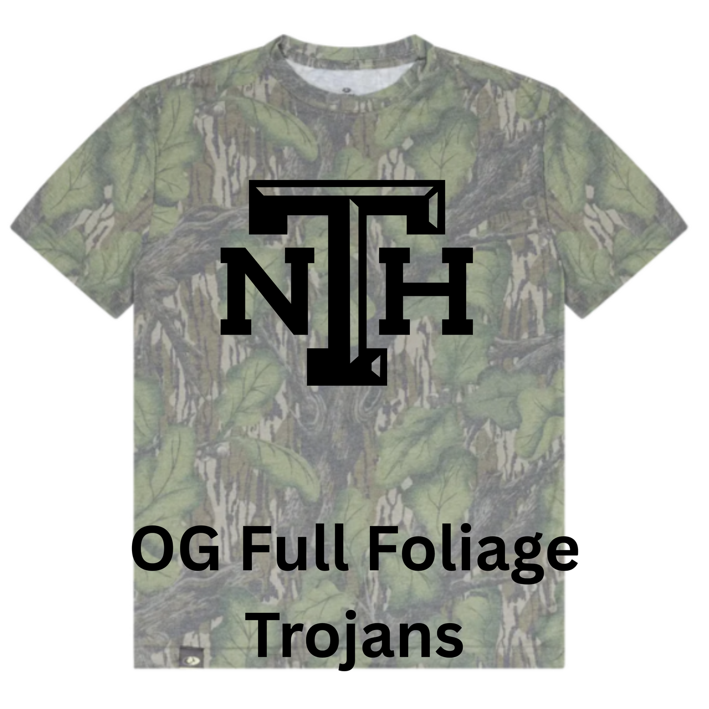 Mossy Oak Washed Out Tee w/ Print - Full Foliage
