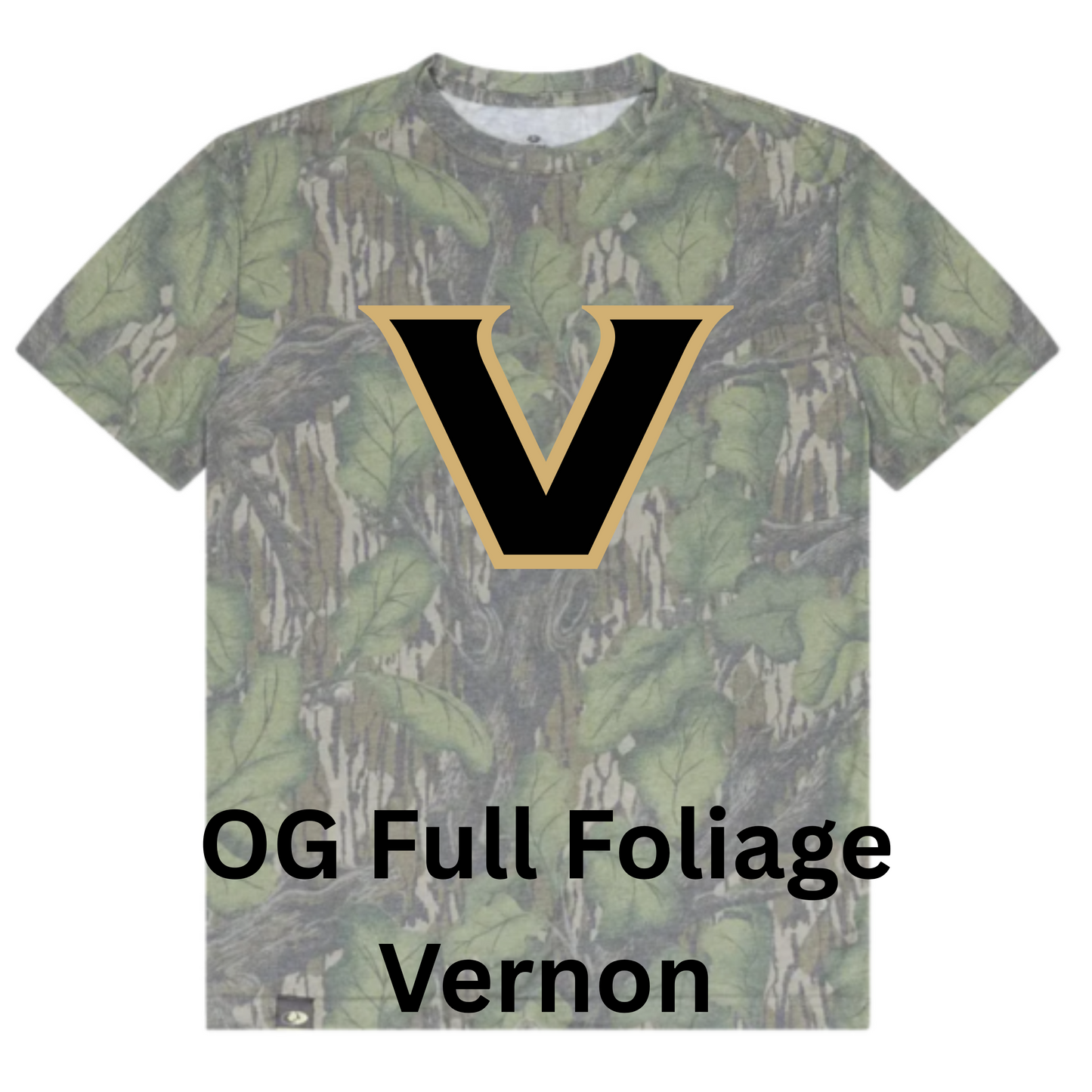 Mossy Oak Washed Out Tee w/ Print - Full Foliage