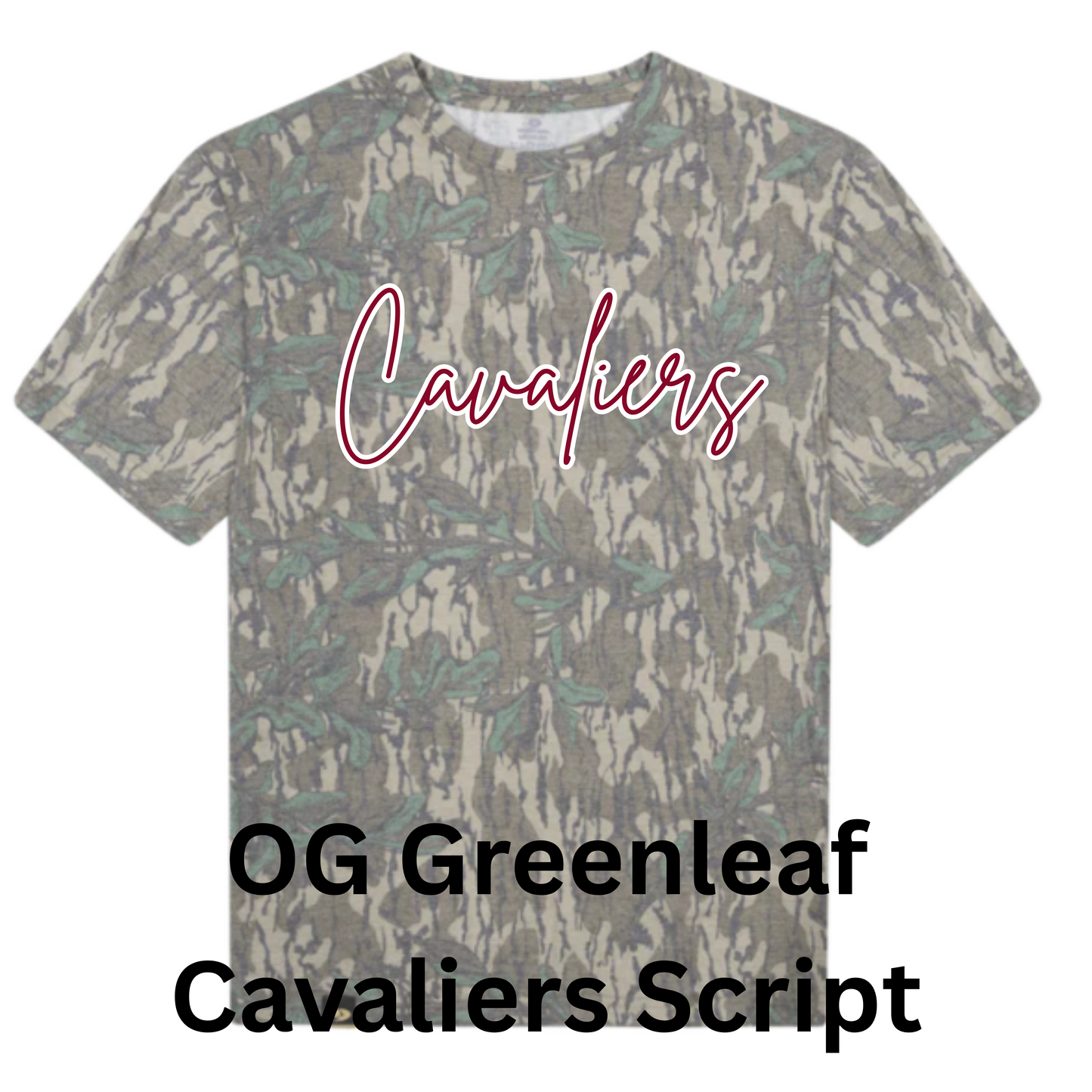 Mossy Oak Washed Out Tee w/ Print - Greenleaf