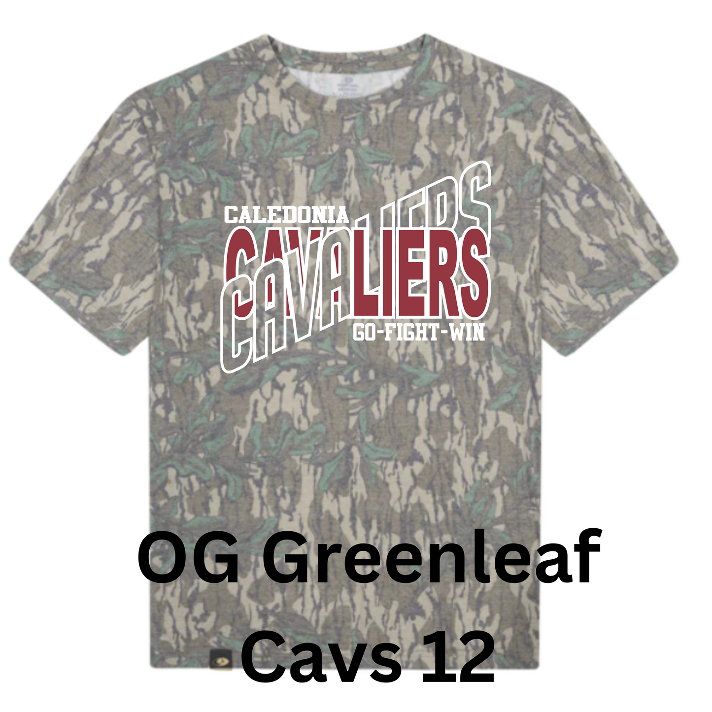 Mossy Oak Washed Out Tee w/ Print - Greenleaf