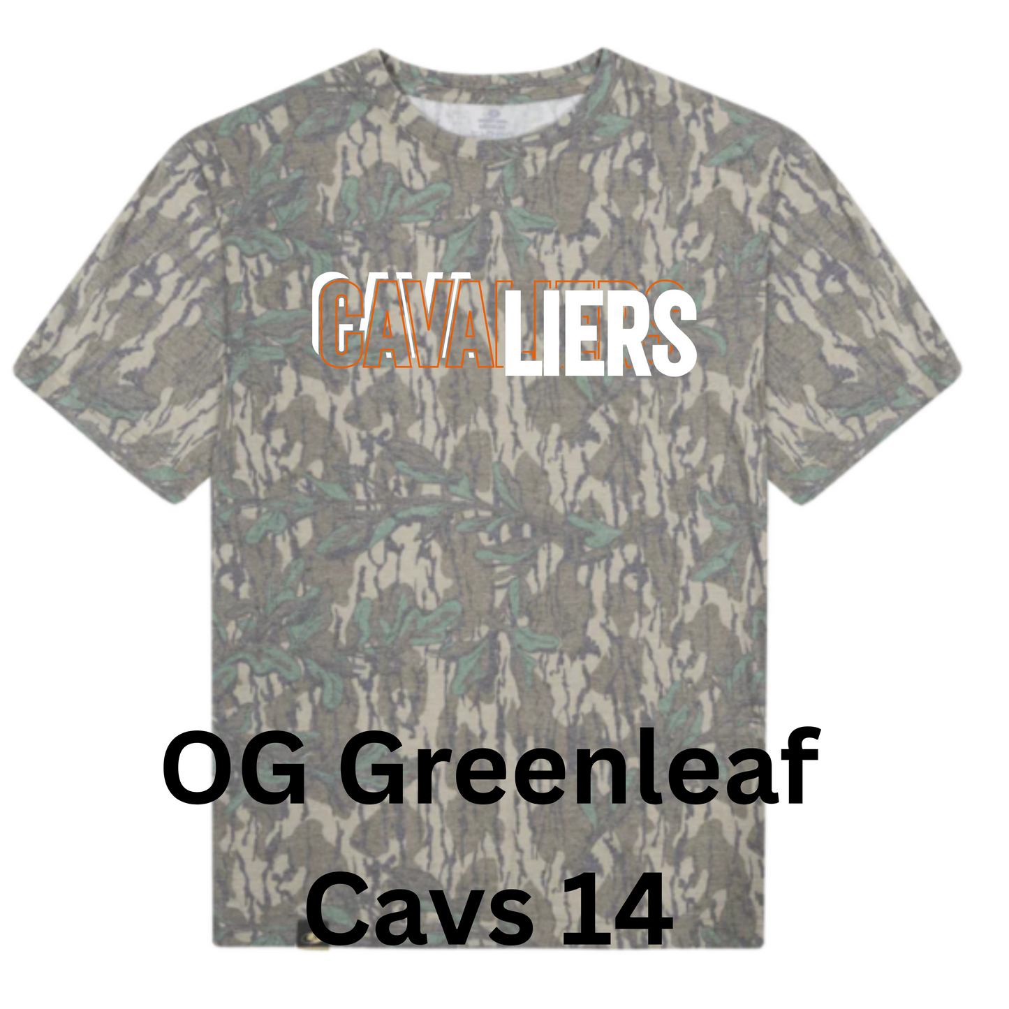 Mossy Oak Washed Out Tee w/ Print - Greenleaf